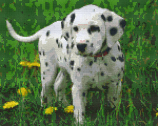 Dalmation Pup Nine [9] Baseplates PixelHobby Mini- mosaic Art Kit